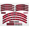 Easton Ea8022301 Arc/Heist 27 Decal Kit - Red