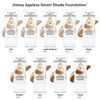 Almay Ageless Smart Shade Liquid Foundation Makeup  Hypoallergenic, Deep