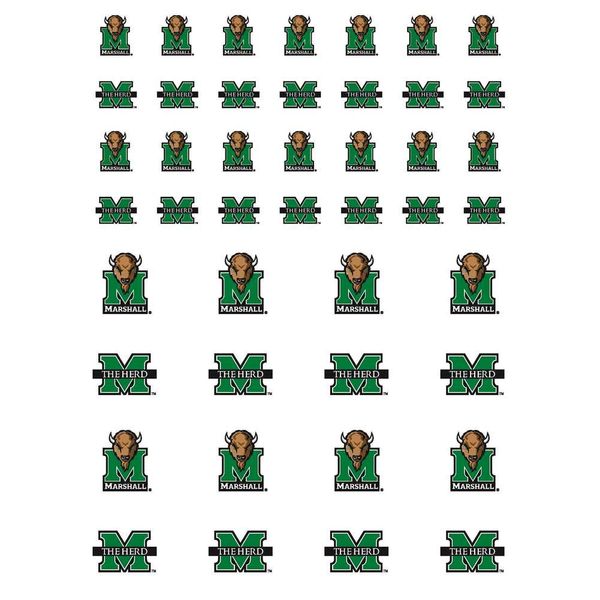 Marshall Thundering Herd Small Sticker Sheet - 2 Sheets