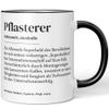 JUNIWORDS Mug Definition Plaster Black (7228440)