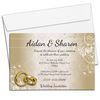 10 Personalised Wedding Day Evening Invitations Invites N69