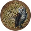 Celtic Owl - Bumper Sticker / Decal (4.5" Circular)