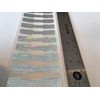 100 DOGBONE BRIGHT SILVER TAMPER EVIDENT VOID HOLOGRAM SECURITY LABELS STICKERS