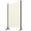 CHARMMA 3-Panel Room Divider Cream White 102.4"x70.9"-3.71KG