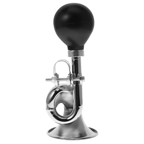 BESPORTBLE Bugle Horn Retro Clown Horn Classic Vintage Metal Twist Loudspeaker Siren Hooter Snail Air Horn for Vehicles Bicycles Golf Cart