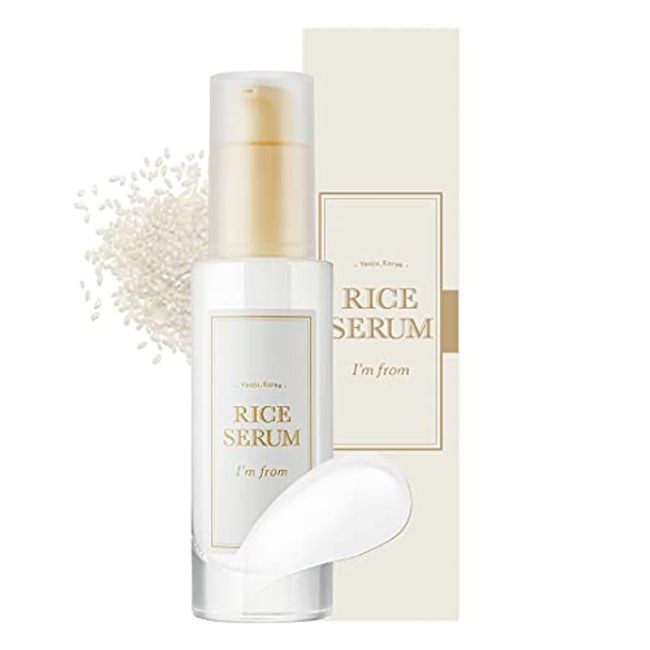 [I'm From] Rice Serum, 73% Fermented Rice Embryo Extract | Improve Hyperpigmentation, Boost Collagen, Vitality, Supply nutrients to skin with Vitamin B, Healthy Glow, Mothers Day Gift