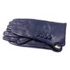 Womens Premium Soft Real Leather Gloves medium navy