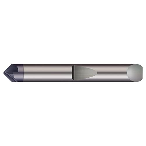 Micro 100 QCS-312-120 Countersink and Chamfer Tool - Quick Change, 120° Included Angle, .060" Tip Dia, .073" LOC, 6 Fl, 5/16" Shank Dia, 2-1/2" OAL, Uncoated