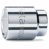 Beta 910A 3/8" Drive 6-Point Hand Socket, Metric 17 mm