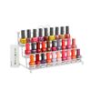 Marketero Metal Nail Polish Stand Organiser Holder Rack 3 Tiers, Nail Varnish Cosmetic Makeup Organiser Stand Storage Display White