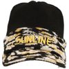 Sunline CP-5161 Lion Fire Brim Knit Cap, One Size, White
