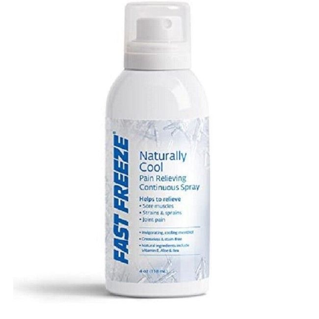 Fast Freeze Cooling Continous Spray Pain Relief  4 oz