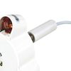 3-Light Pendant Light with Jujube Socket Cable 7.9 inches (20 cm) (White Axis)