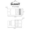 5/8" SAE -10 Skid Steer Bobcat Flat Face Hydraulic Quick Connect Male Coupler Plug