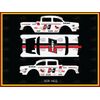 1/64 '55 Chevy "Hurst" Gasser Decal Set SCR-1422