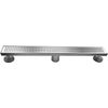 Neodrain 24-Inch Linear Shower Drain with Quadrato Pattern Grate 	ZA3-24-G03