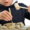 1 Set Dinosaur Dig Tools Kit: Archaeological Excavation Tool Set with Mini Hammer Chisel Brush Scraper Kit