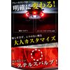 2pcs Bubu-Material S25 Double LED Red Flickering Brake Lamp Stop Lamp 12V Constant Current Circuit