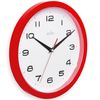 Acctim Wall Clock, Red, 25.5 cm L x 25.5 cm W