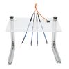 BDM Frame, Frame Holder Silver LED BDM Frame Bracket Multifunction ECU Programming Tool with 4 Probe Pin for Vehicle Auto Body Repair