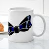 CafePress Black Silk Bow 11 oz (325 ml) Ceramic Coffee Mug