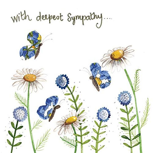 Alex Clark Sympathy Daisies Card