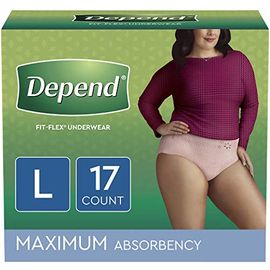 Depend Men's Large Underwear 17 Count