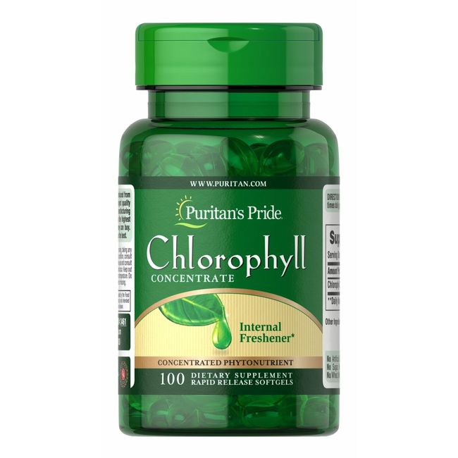 Puritan's Pride Chlorophyll Concentrate 50 mg - 100 Softgels