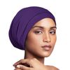 Alnorm Trendy Oversized Stretchy Slouchy Beanie Hat Soft Warm Cap Purple