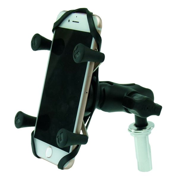 15-17mm (0.59" - 0.67") Motorcycle Fork Stem Yoke Mount & Holder for iPhone 8 PLUS (5.5")