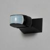 Litecraft Garrett Stealth Outdoor PIR Motion Sensor with Override Feature (Black)