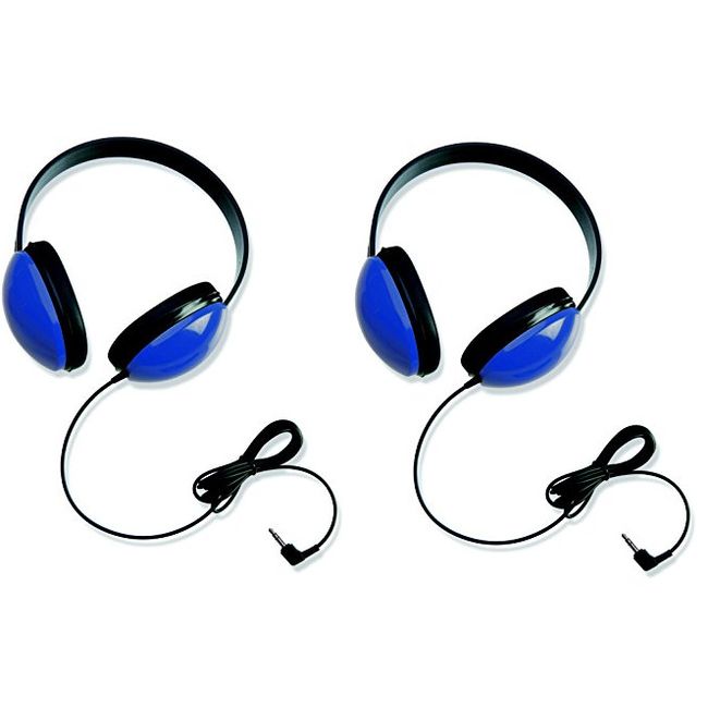 Califone 2800-BL Listening First Headphones (Blue) (Set of 2)
