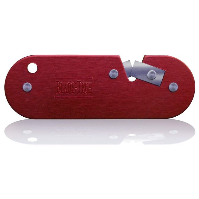 Blade Tech Classic Knife & Tool Sharpener Medic in Red with Pouch