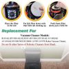 4 PACK Post-Motor HEPA Filter Shark IQ Robot UR1000SR Vacuum Self-Empty Base