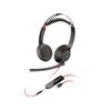 Plantronics Poly Blackwire 5220 Stereo USB-C Headset +3.5mm Plug +USB-C/A Adapter