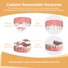 Partial Dentures - Dentures for Missing Teeth & Gaps - Lightweight & Unbreakable Replacement Teeth for Men & Women (1 Tooth)
