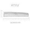 KYVU A5 Handmade 16.8 cm Dual-Tooth Aluminium Comb