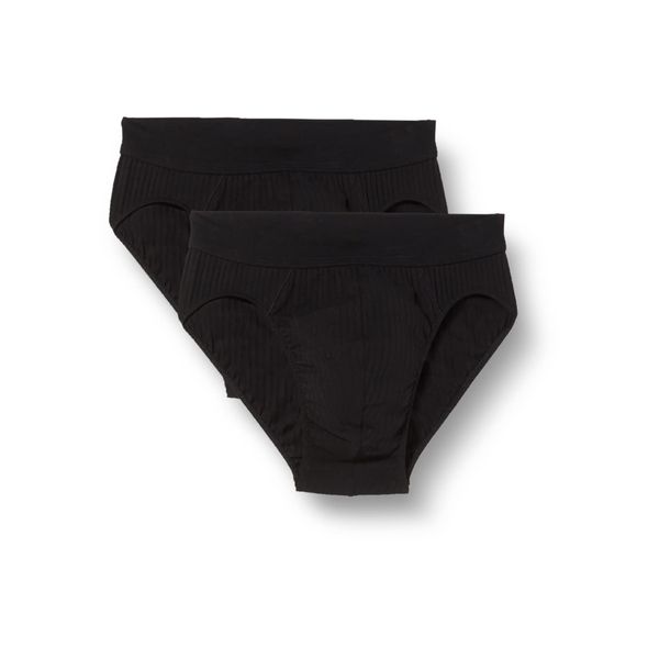 Schiesser Herren 2 Pack - Authentic Slip, Schwarz_105984, M EU