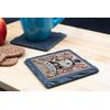 Easter Slate Coaster - 'A Classy Egg-Sperience!' (slco-kf25-monocohg)