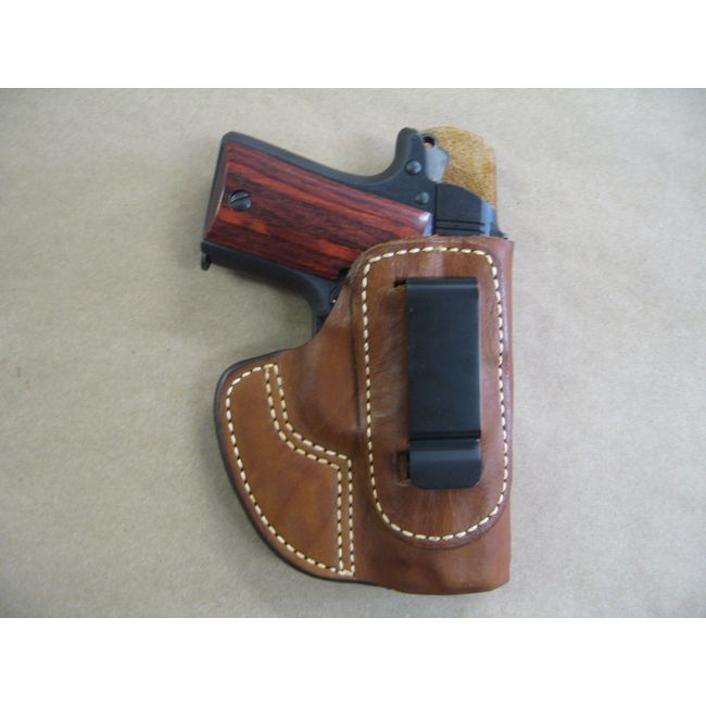 Azula IWB Molded Leather Concealed Carry Holster for Kimber Micro 9 9mm CCW TAN RH