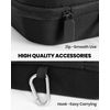 OutdoorMaster Ski Goggles Case, Hard EVA Snow Goggles Box, 18 x 13 x 8 cm, black