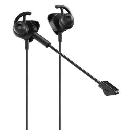Turtle Beach Battle Buds In-Ear Gaming Headset for Mobile & PC with 3.5mm, Xbox Series X/ S, Xbox One, PS5, PS4, PlayStation, Switch – Lightweight, In-Line Controls - Black/Silver