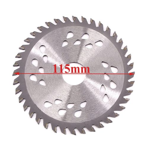 SUNDELY® Carbide Tipped TCT Circular Saw Blade Angle Grinder Disc 115 mm X 22.2 mm X 24T or 40T (4.5" X 0.87") for Wood Laminate Plywood Tree PVC Plastic Trimmer Cutter (2 Pieces, 40T)