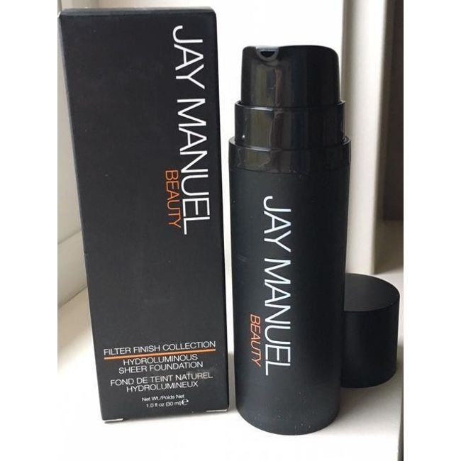 NIB JAY MANUEL Filter Finish Collection Hydroluminous Sheer Foundation MED #2