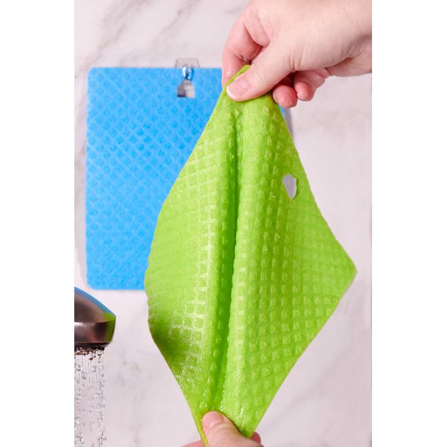 Swedish Dishcloths - 10 Pack of Cellulose Cleaning Cloths - Eco