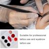 10pcs Black Disposable Microblading Pen Tool with 18U Blades 0.18mm and 30pcs Disposable Tattoo Pigment Tray Microblading Kit (Set 2)