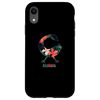 iPhone XR Sankofa Symbol with Tropical Pattern, Black History Case