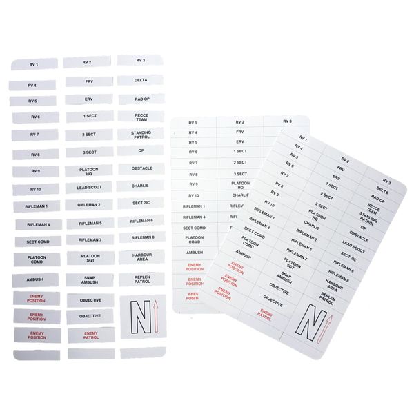 CL Distribution Heavy Duty Lightweight Plastic Commanders Orders MODEL KIT CARDS