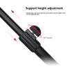 Comphic Hose Desktop Webcam Stand Adjustable Metal Desk Tripod Streaming Support with Sturdy Mount Base