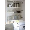 Yamazaki Industries 2323 Dish Stand, Dish Rack, Plate, S, White
